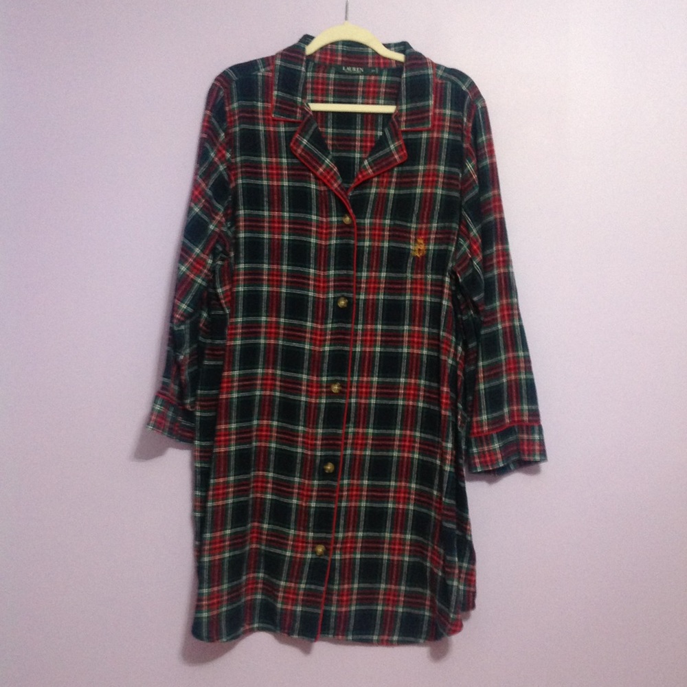 FINAL Price! PLUS Lauren tartan sleepshirt